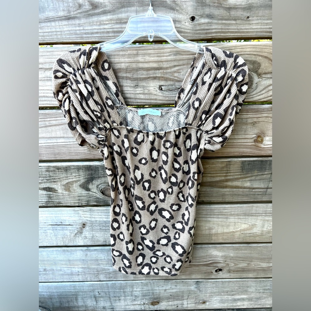 Ces Fumme Leopard Print Top